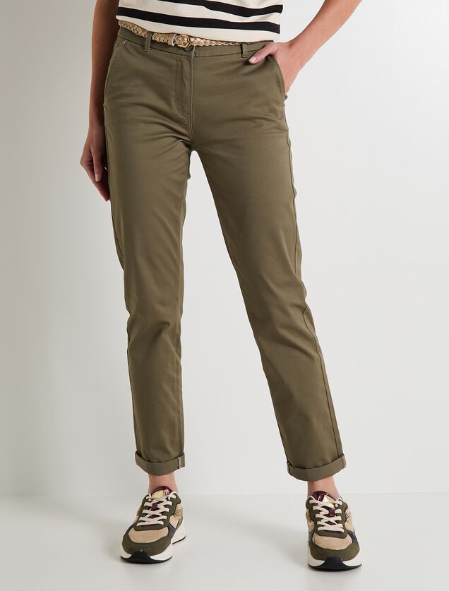 Pantalon chino femme