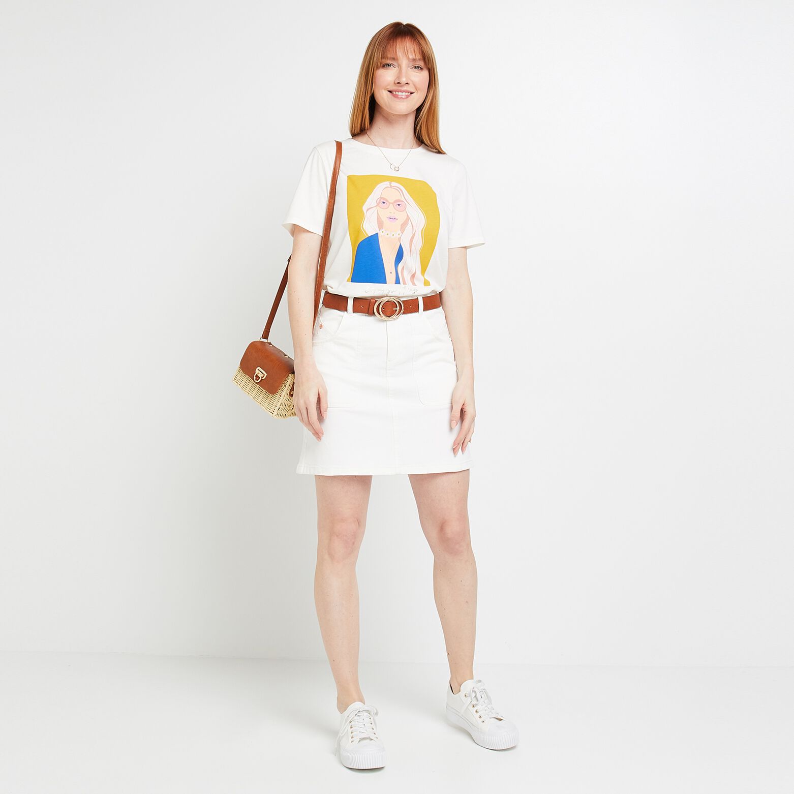 Tshirt print femme 