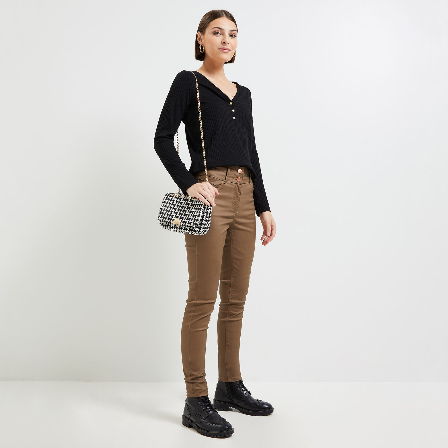Jean slim taille haute MEMPHIS femme