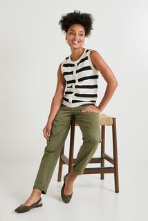 Débardeur rayé femme