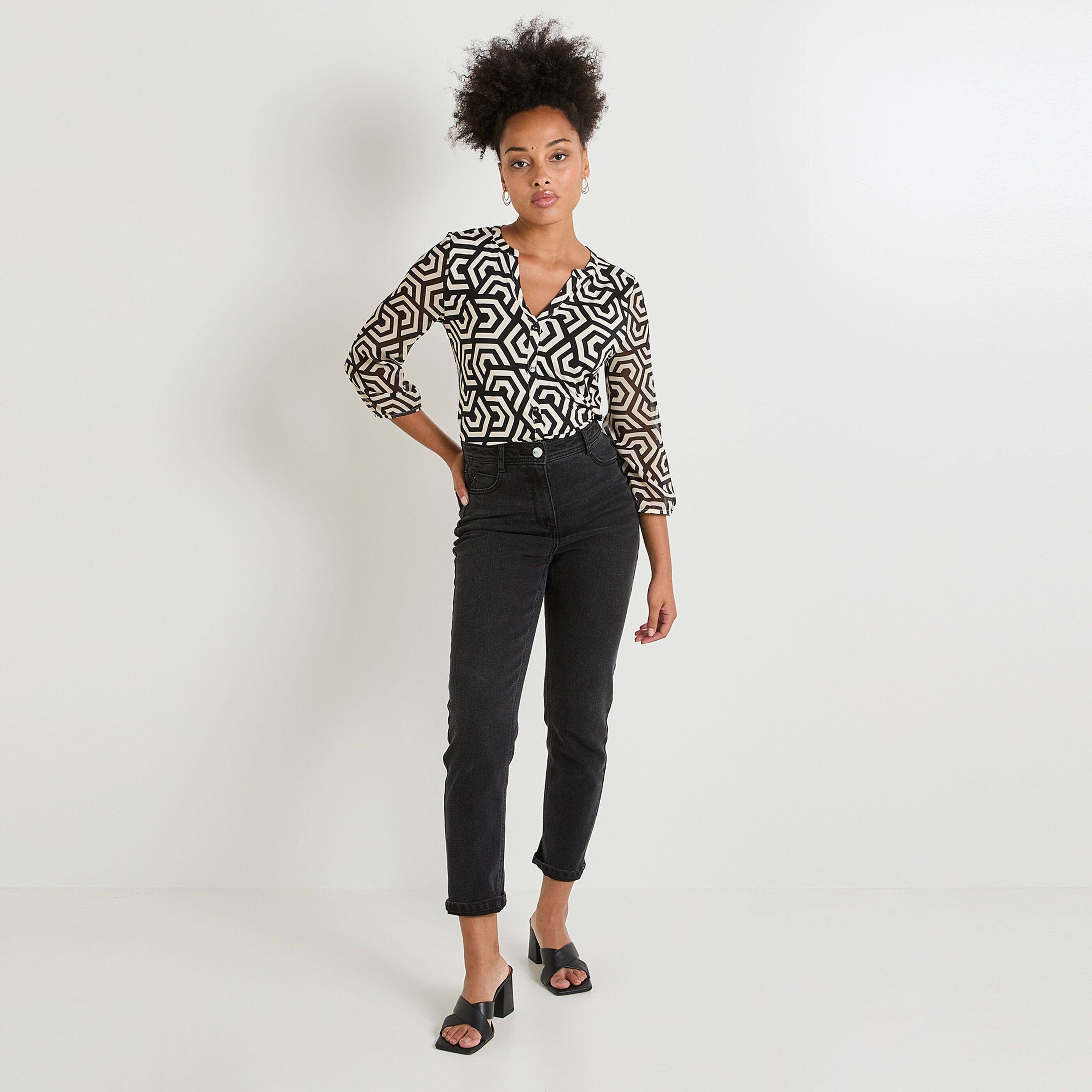 T shirt imprim&eacute; femme