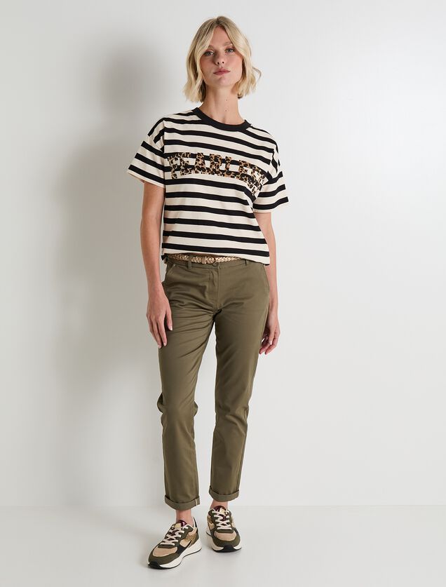 Pantalon chino femme