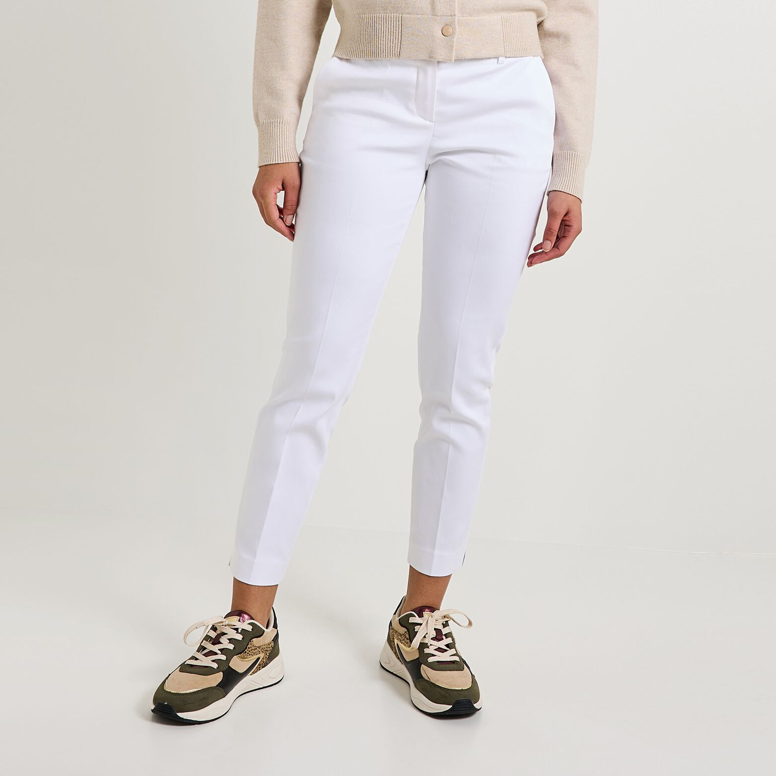 Pantalon cigarette femme