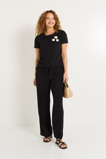 T-shirt col rond femme
