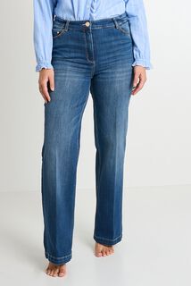 Jean large taille haute WOODSTOCK femme