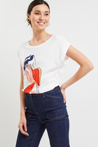 Tshirt imprimé femme