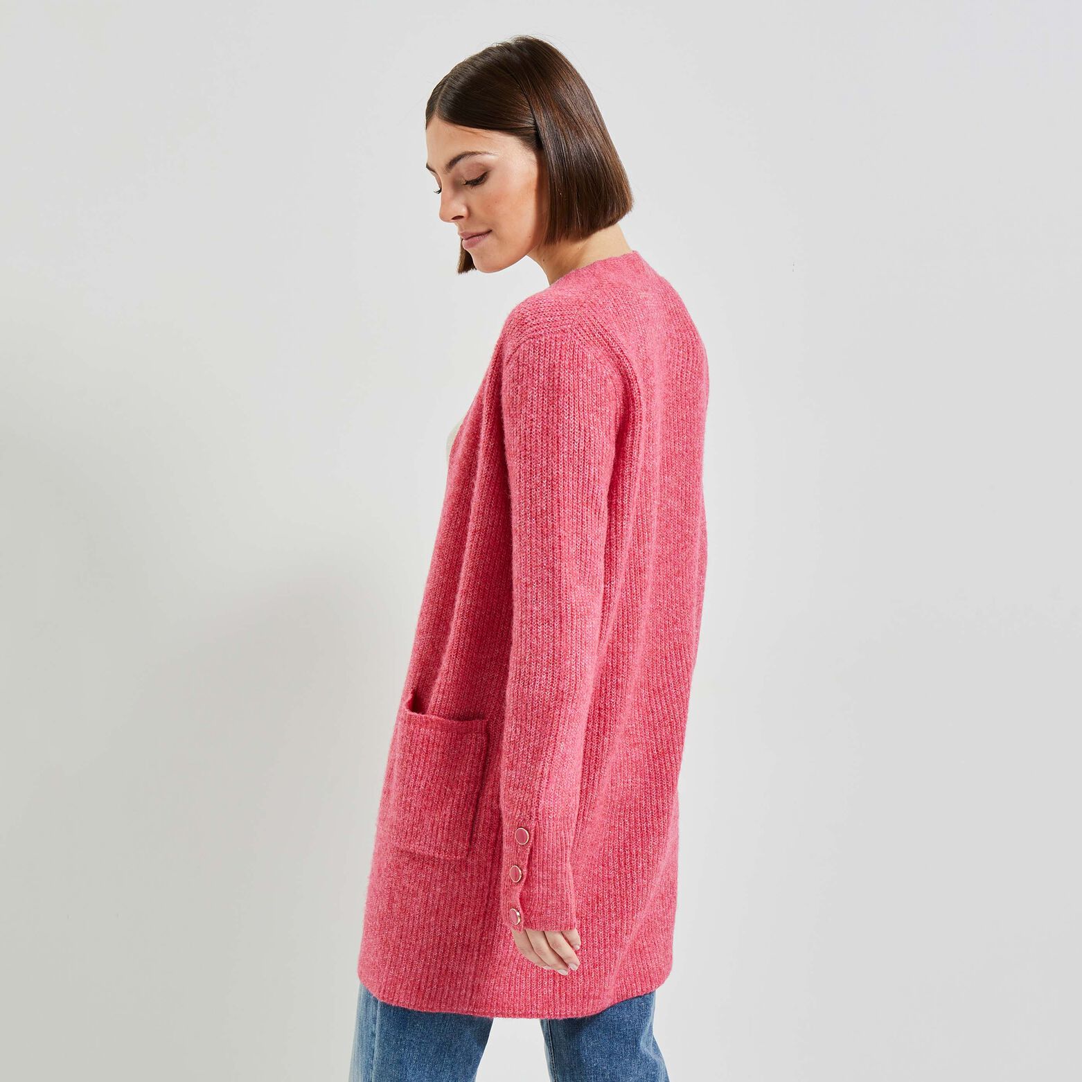 Gilet long femme