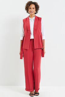 Veste tailleur sans manche femme