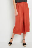 Pantalon large raccourci femme