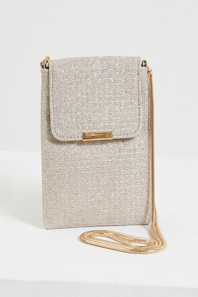 Pochette de téléphone pailletée