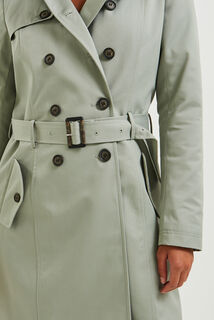 Trench long femme