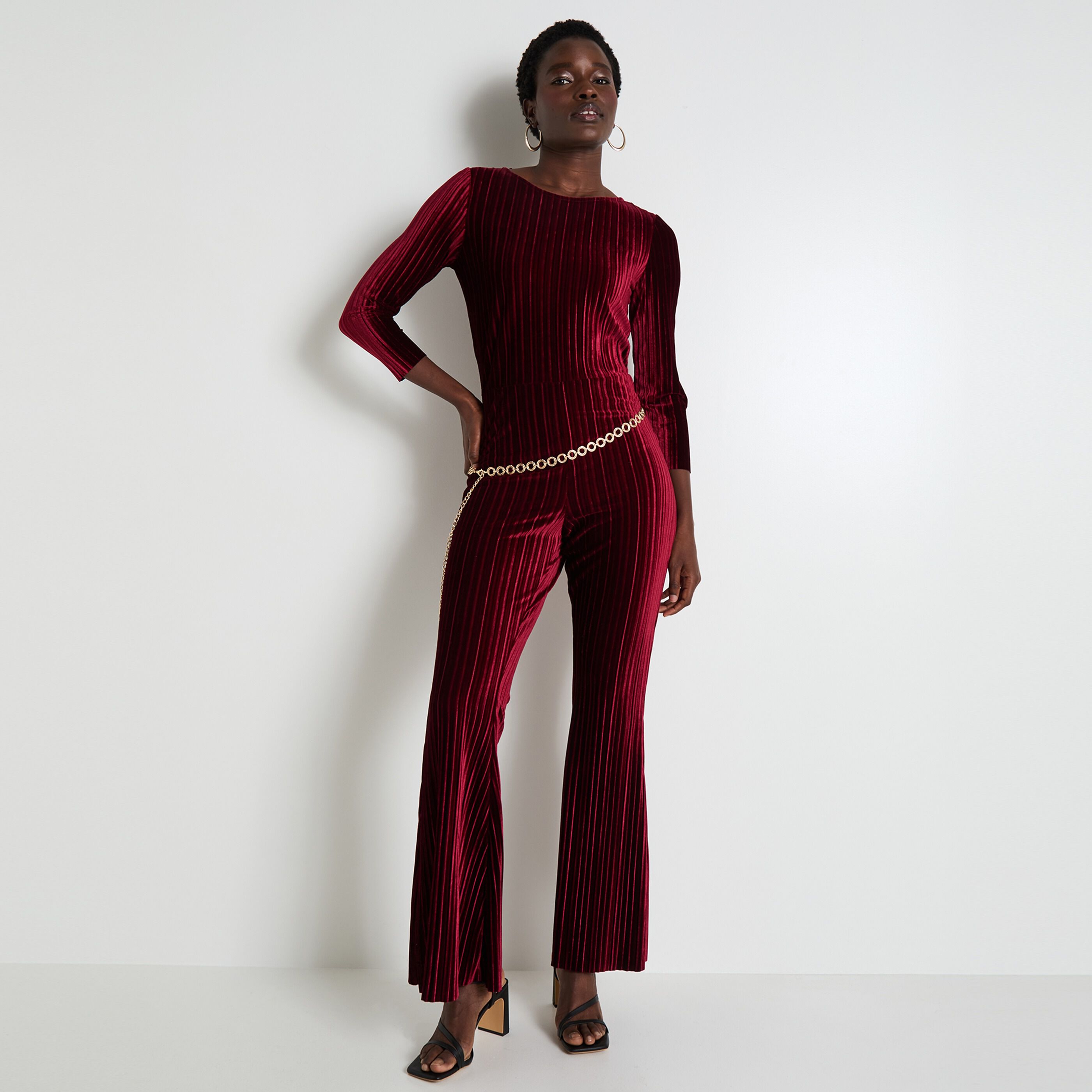 Combinaison velours femme