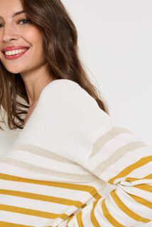 Pull col V femme