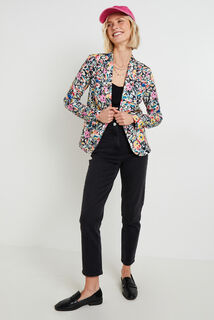 Veste blazer imprimé femme