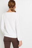 T-shirt uni col V femme