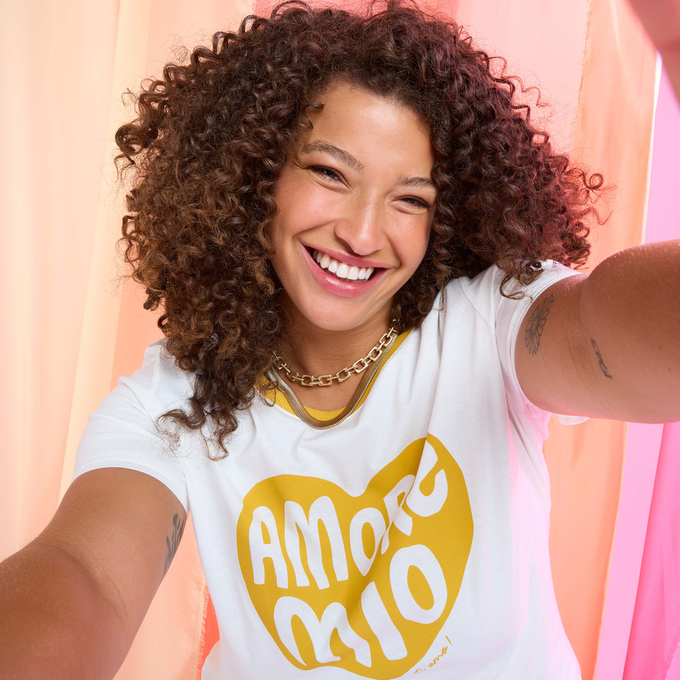 T-shirt col rond femme