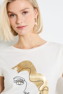 T-shirt col rond femme
