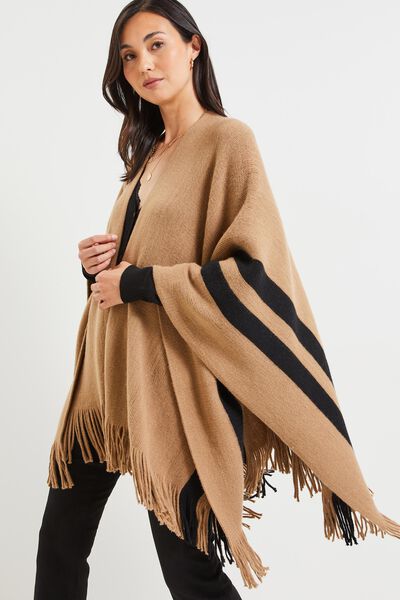 Poncho femme