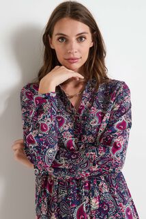 Robe col chemise femme