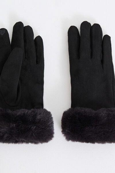Gants fourrés femme