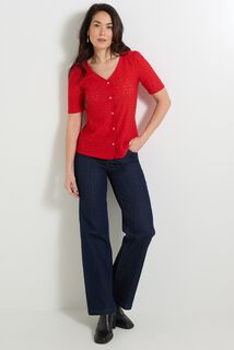 T-shirt col V femme