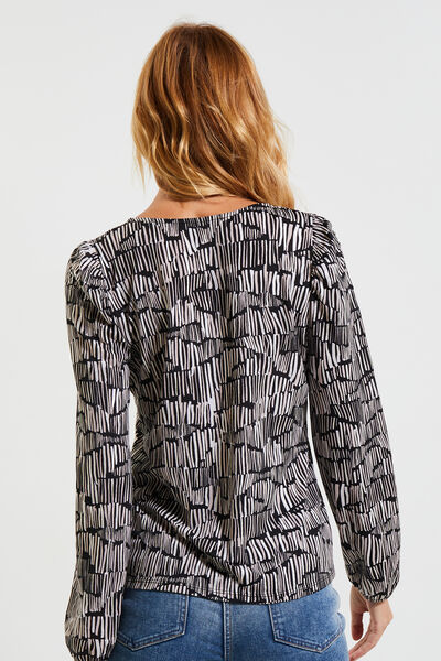 Tshirt col V femme