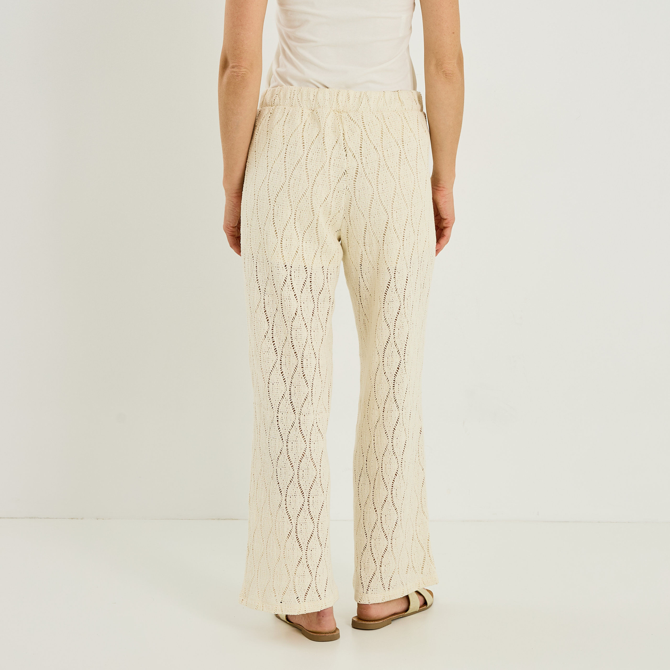 Pantalon crochet femme