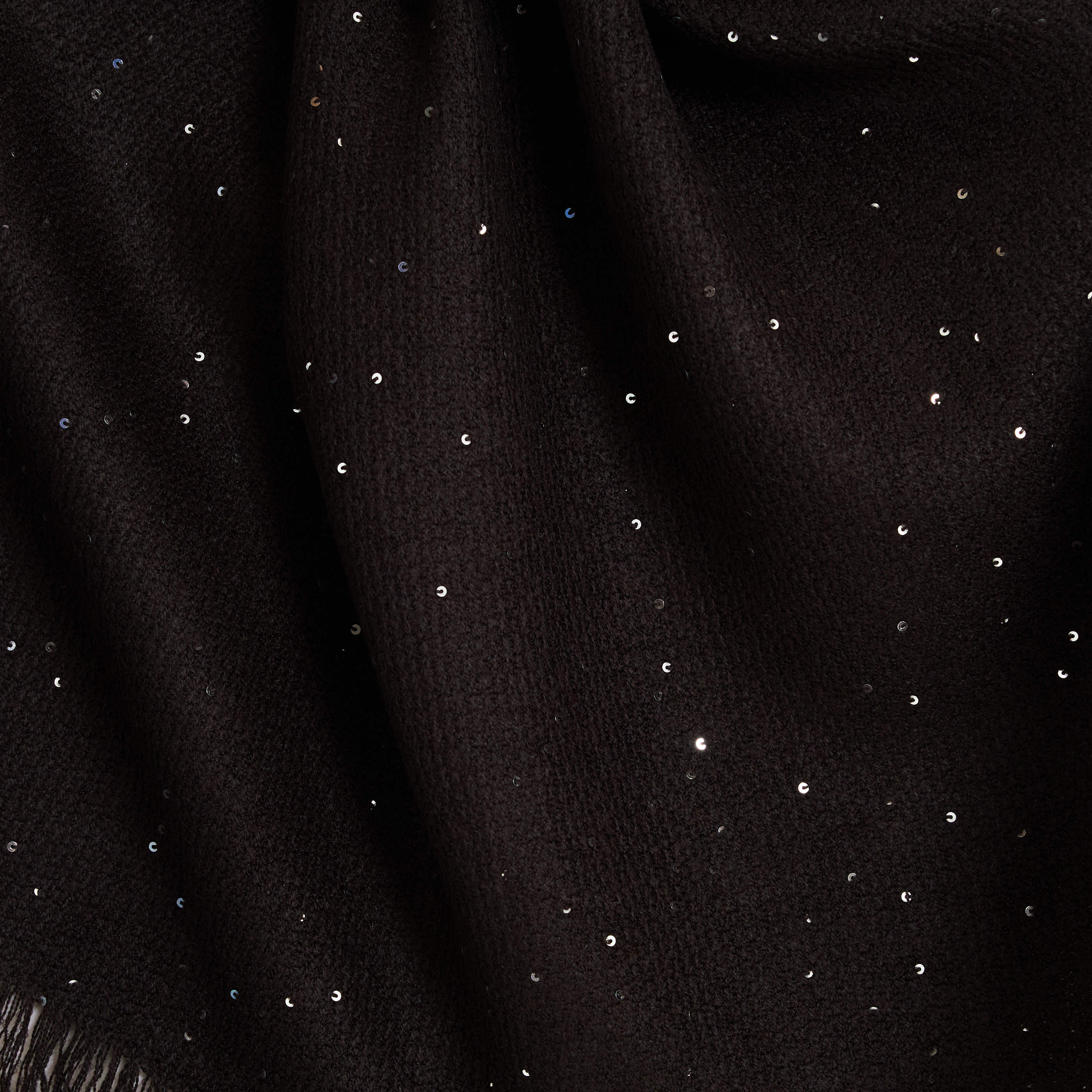 &Eacute;charpe unie &agrave; sequins femme