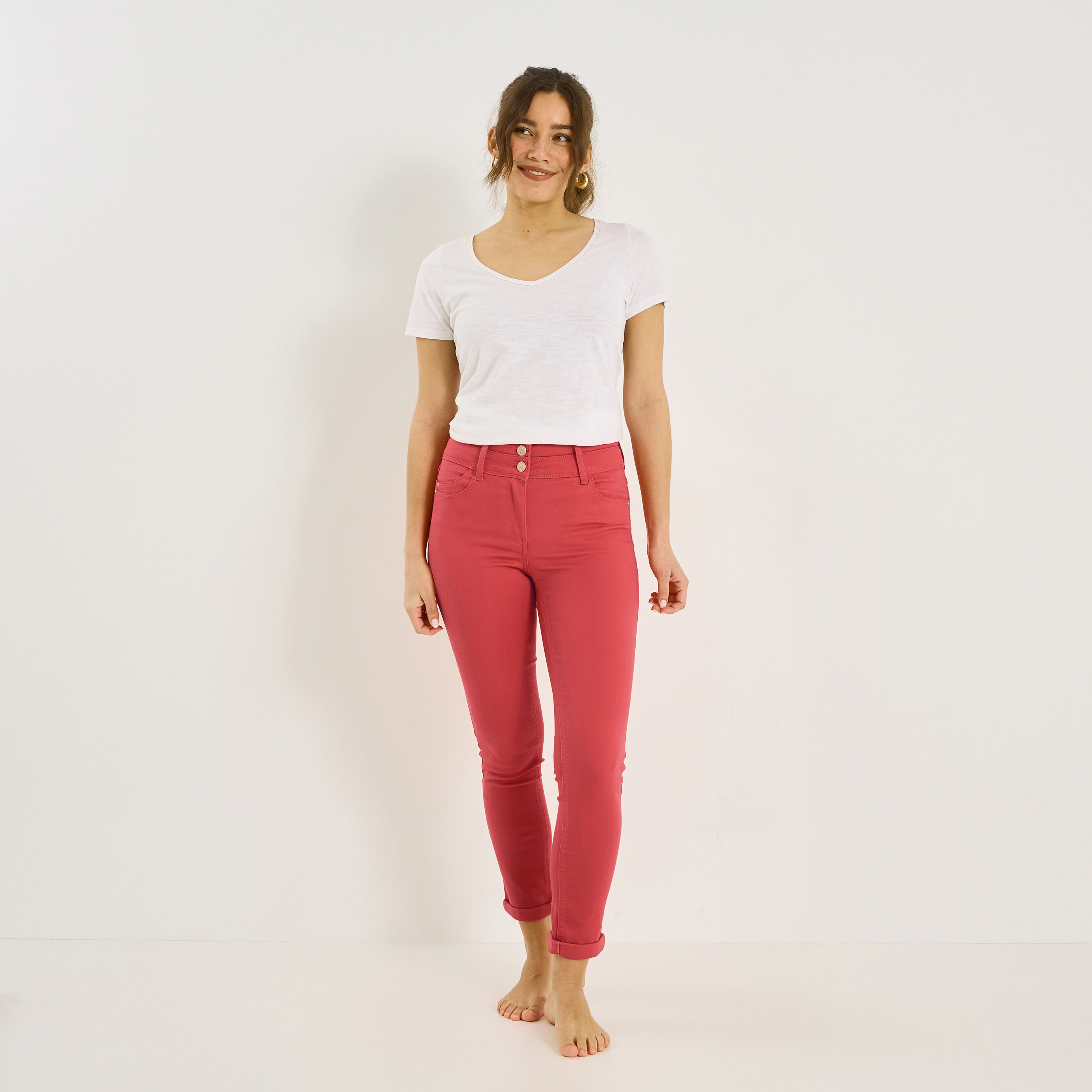 Jean slim raccourci HANOI R02 femme
