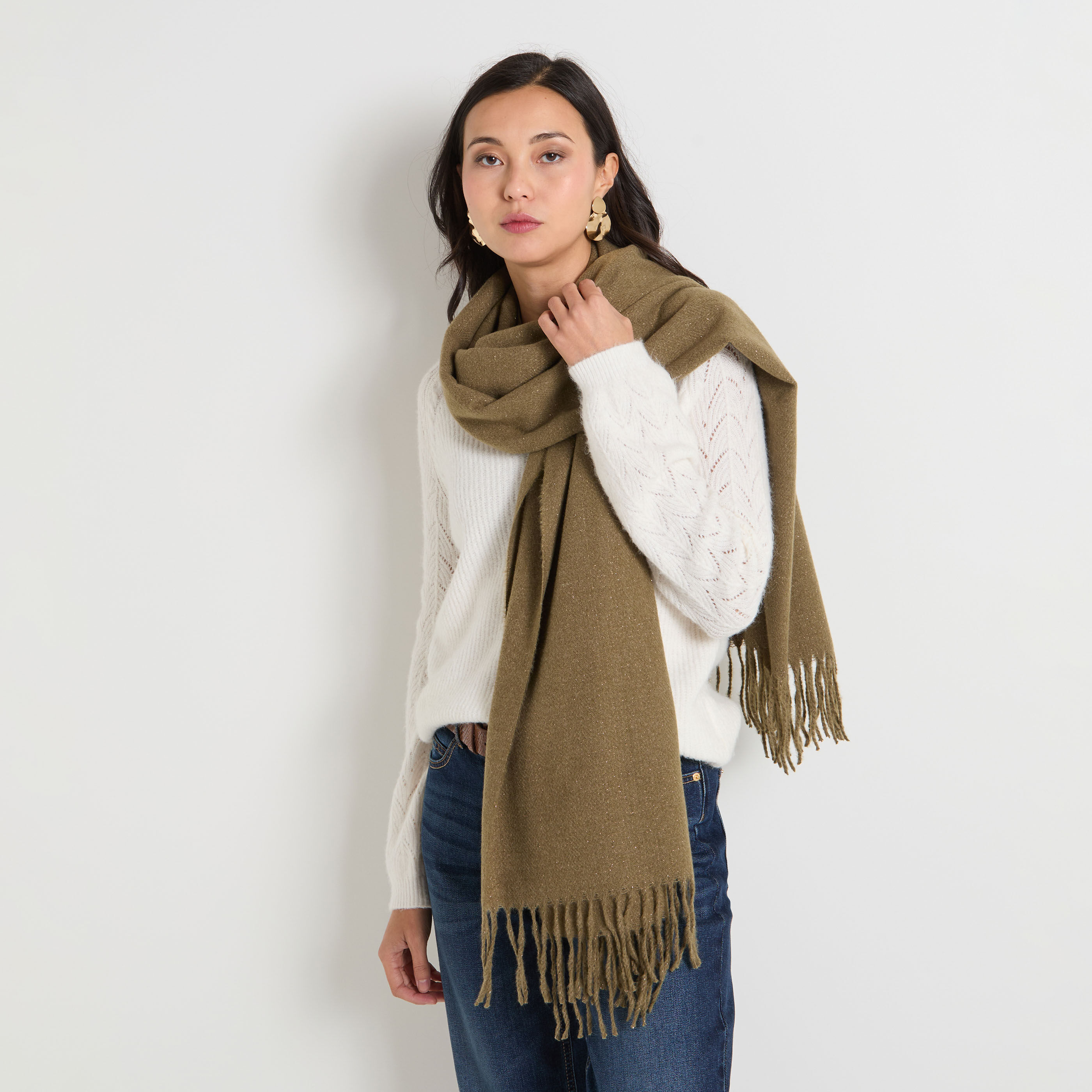 &Eacute;charpe unie femme