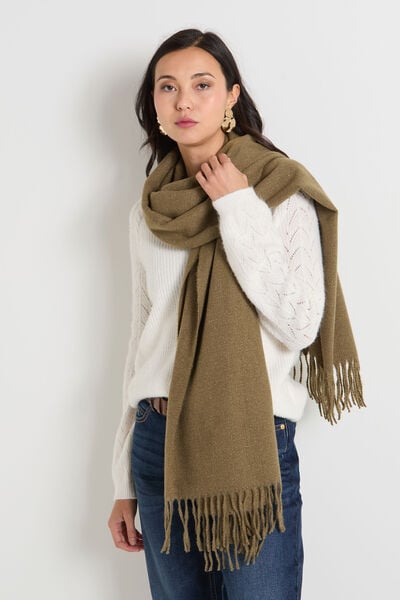 Écharpe unie femme
