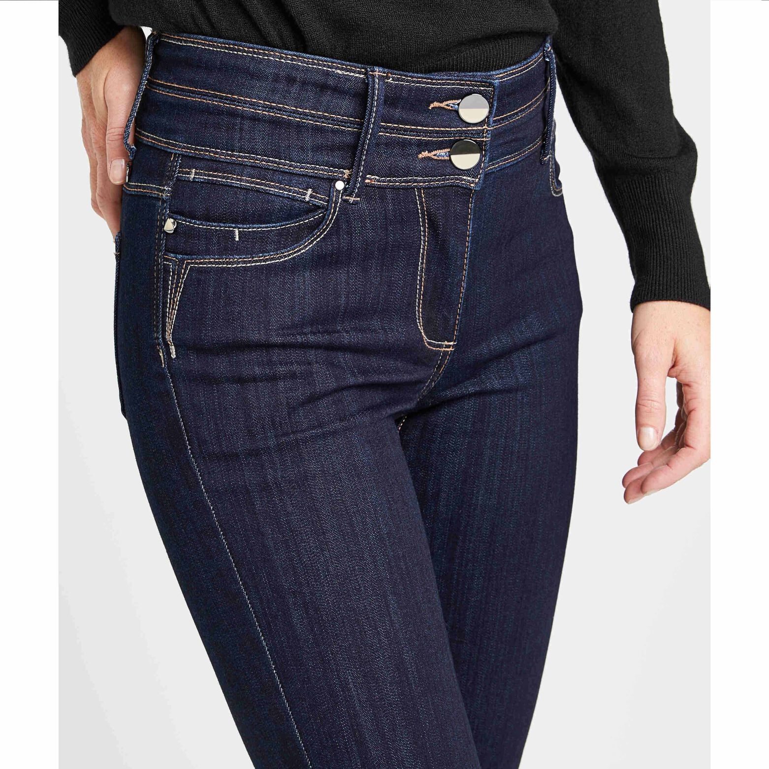 Jean droit taille haute ROME femme