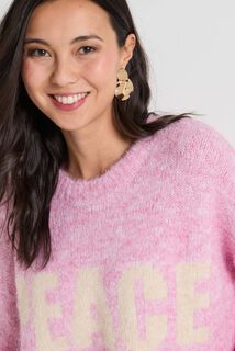 Pull col rond femme