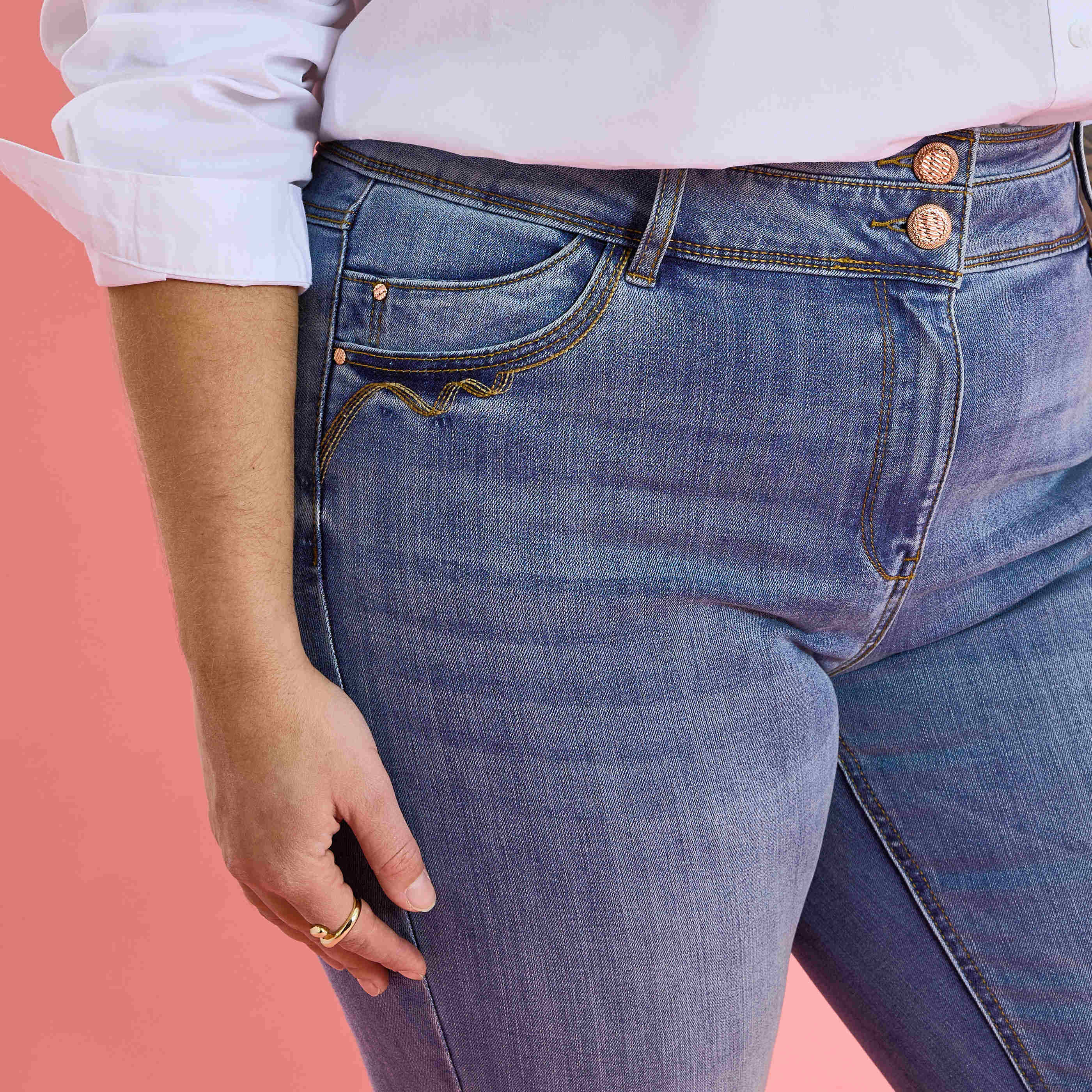 Jean slim raccourci HANOI R02 femme