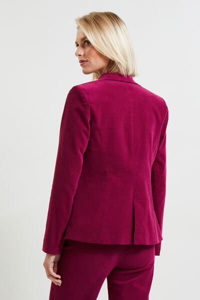 Veste blazer velours femme