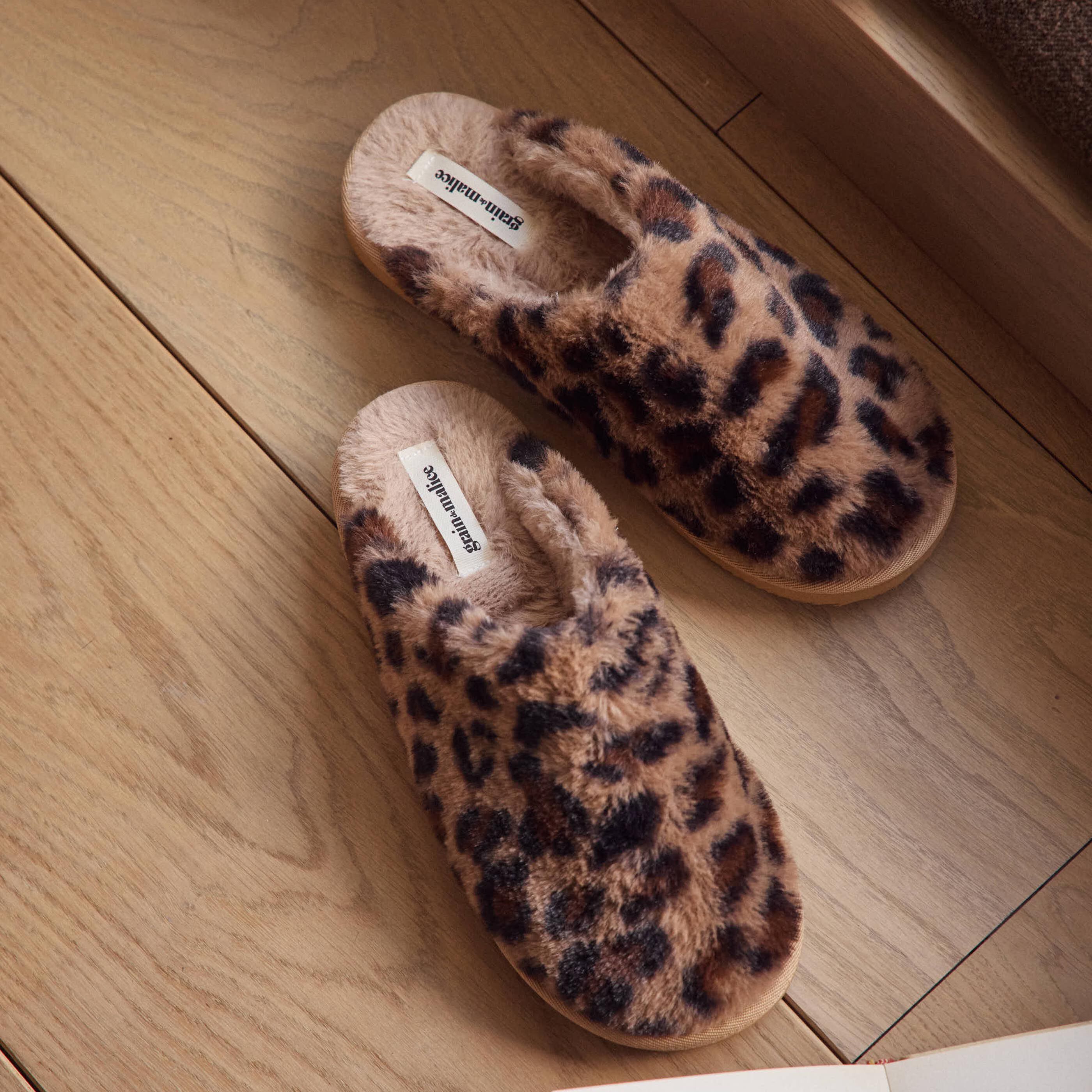 Chaussons leopard on sale