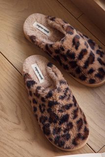 Chaussons léopard femme