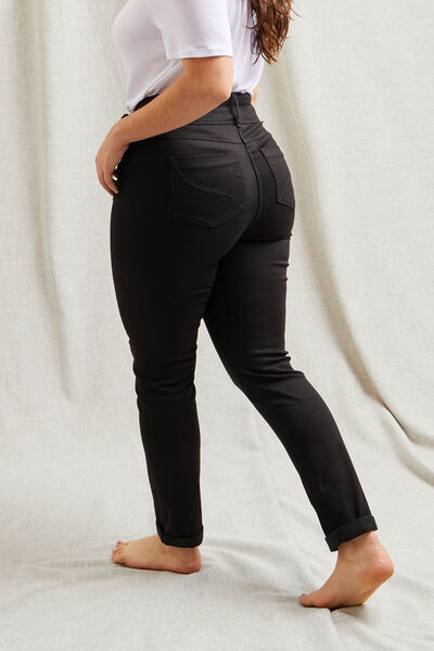 Jean raccourci taille haute HANOI femme