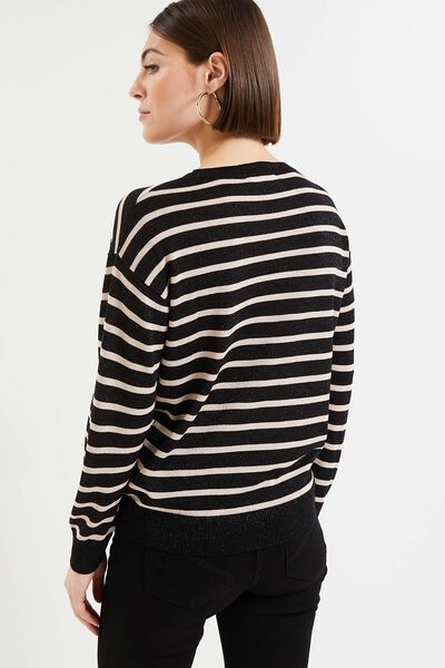 Pull lurex rayé rock