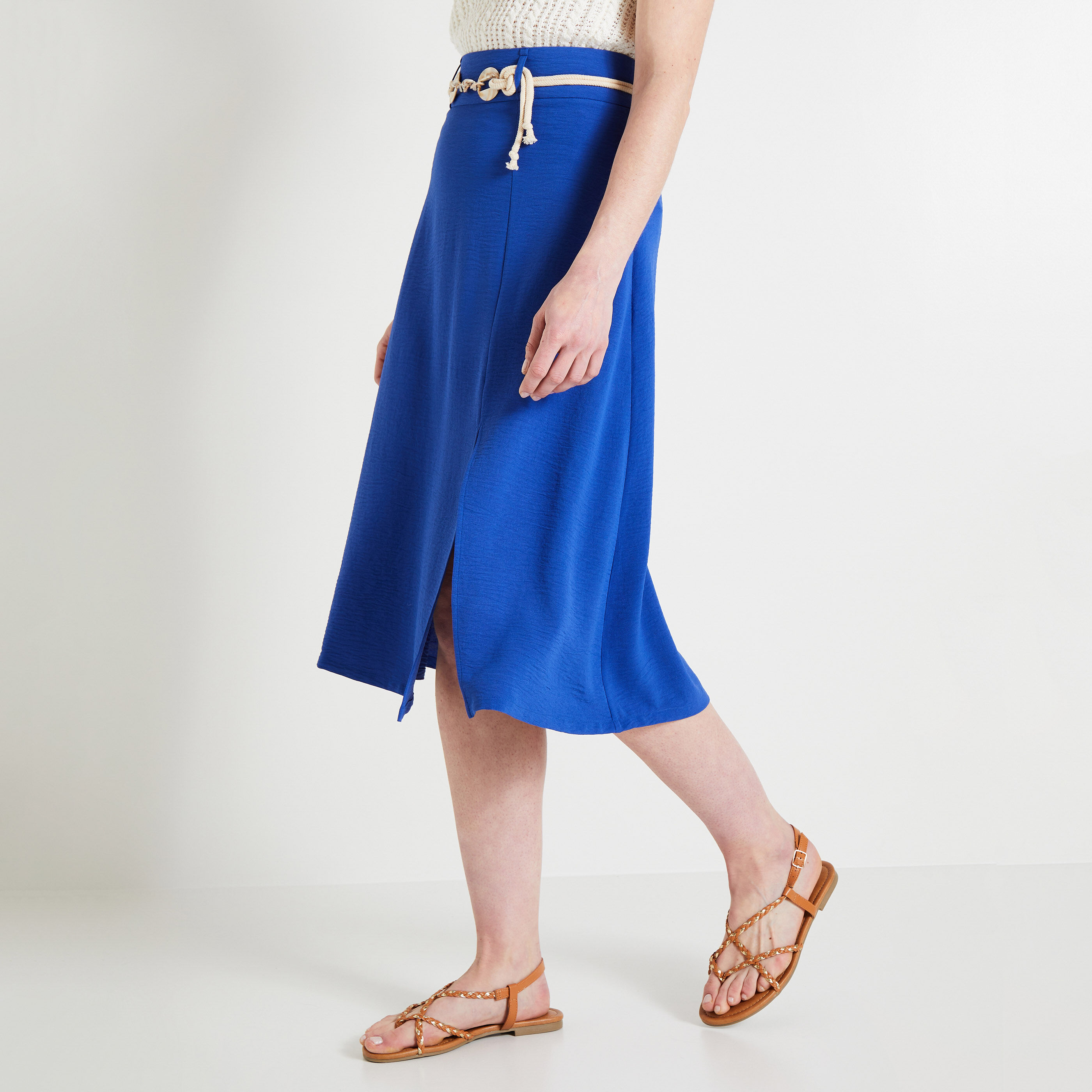 Jupe mi longue femme