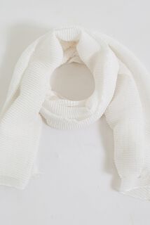 Etole plissée femme