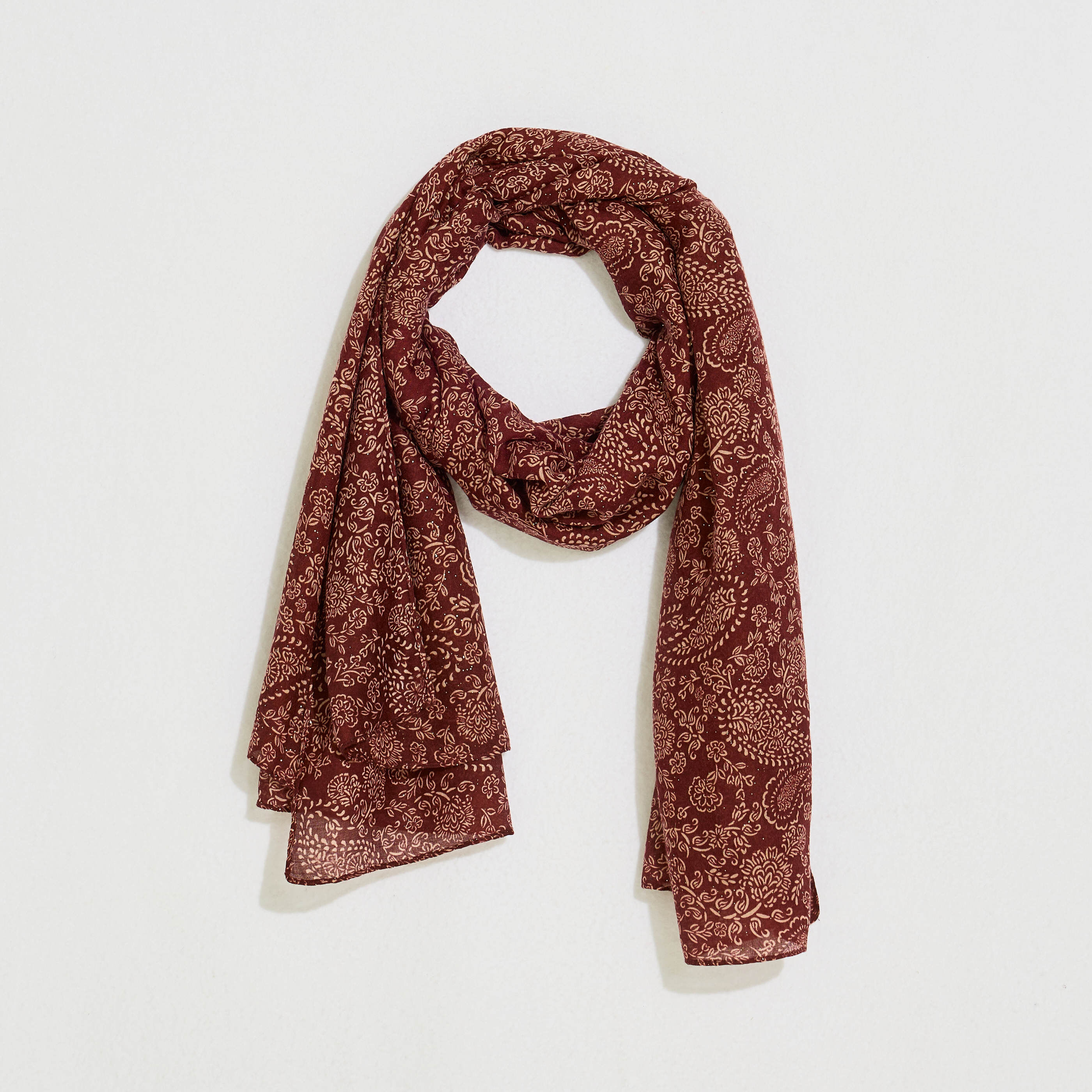 &Eacute;tole fluide motif cachemire femme