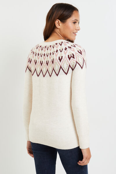 Pull col rond femme