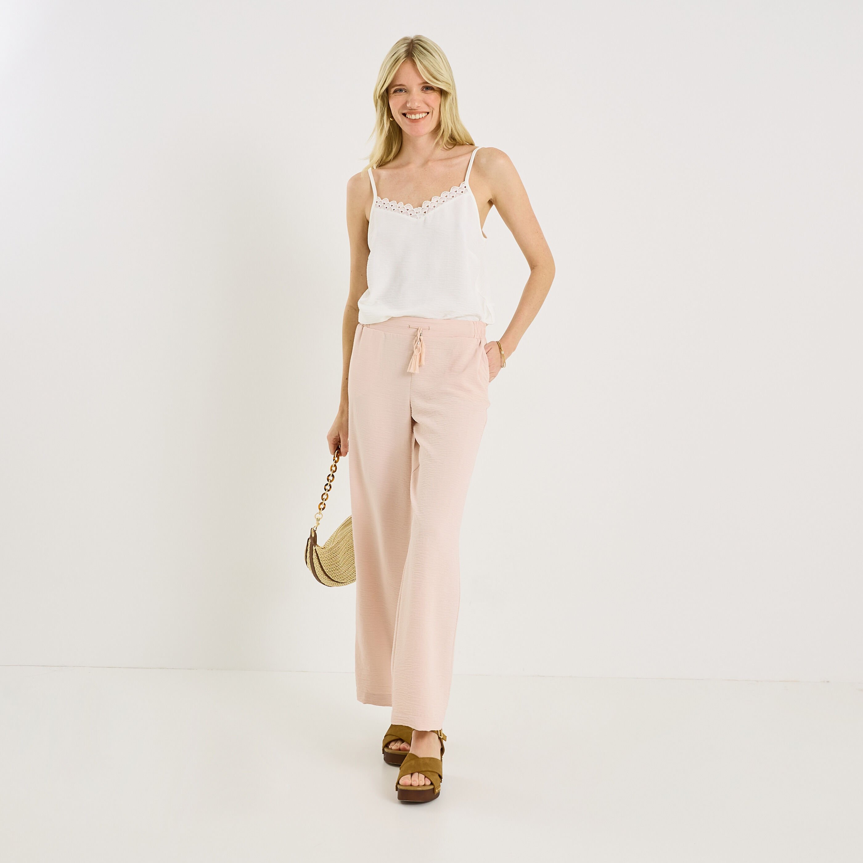 Pantalon large fluide TALL femme