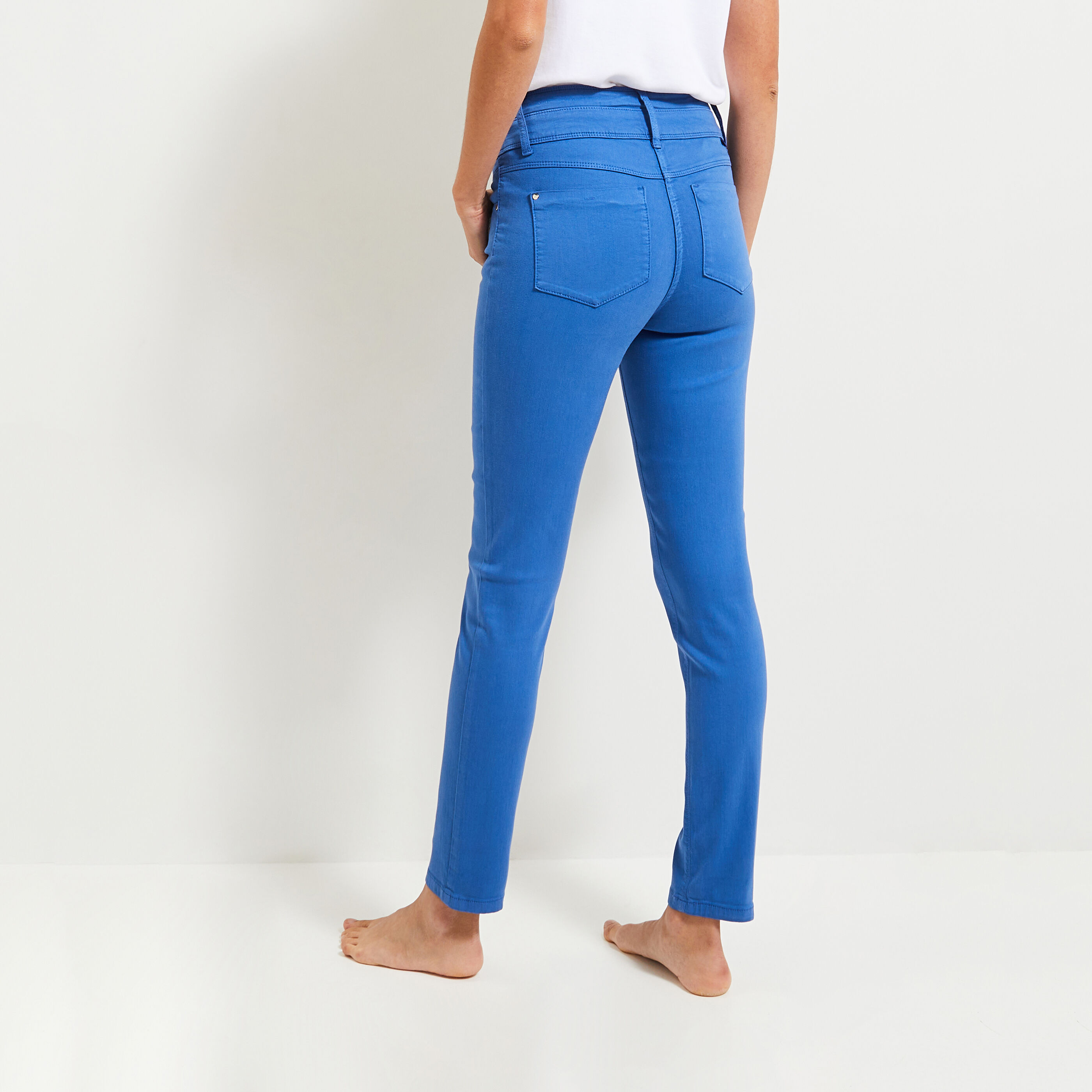 Jean slim taille haute FIGARI femme