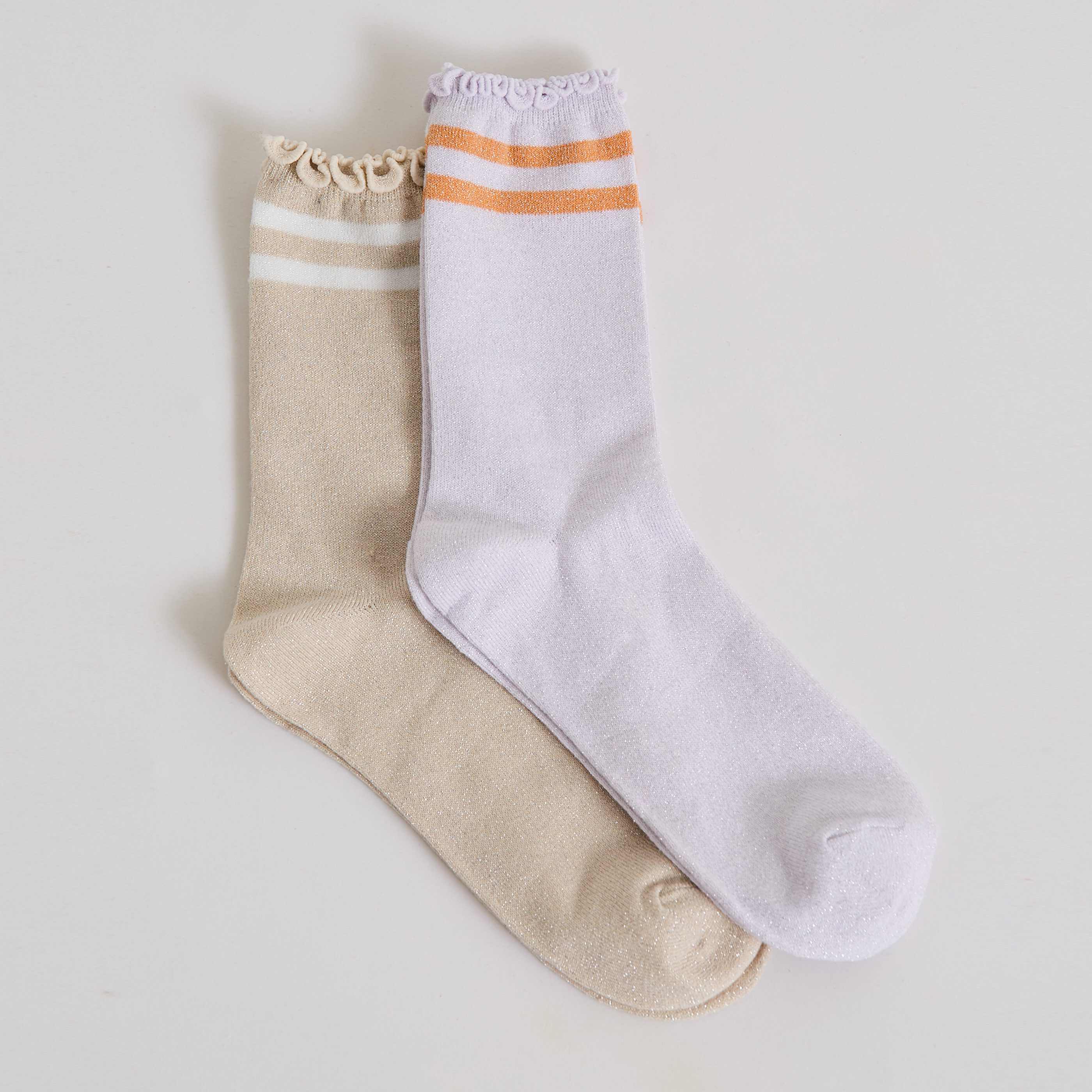 Lot de 2 paires de chaussettes femme