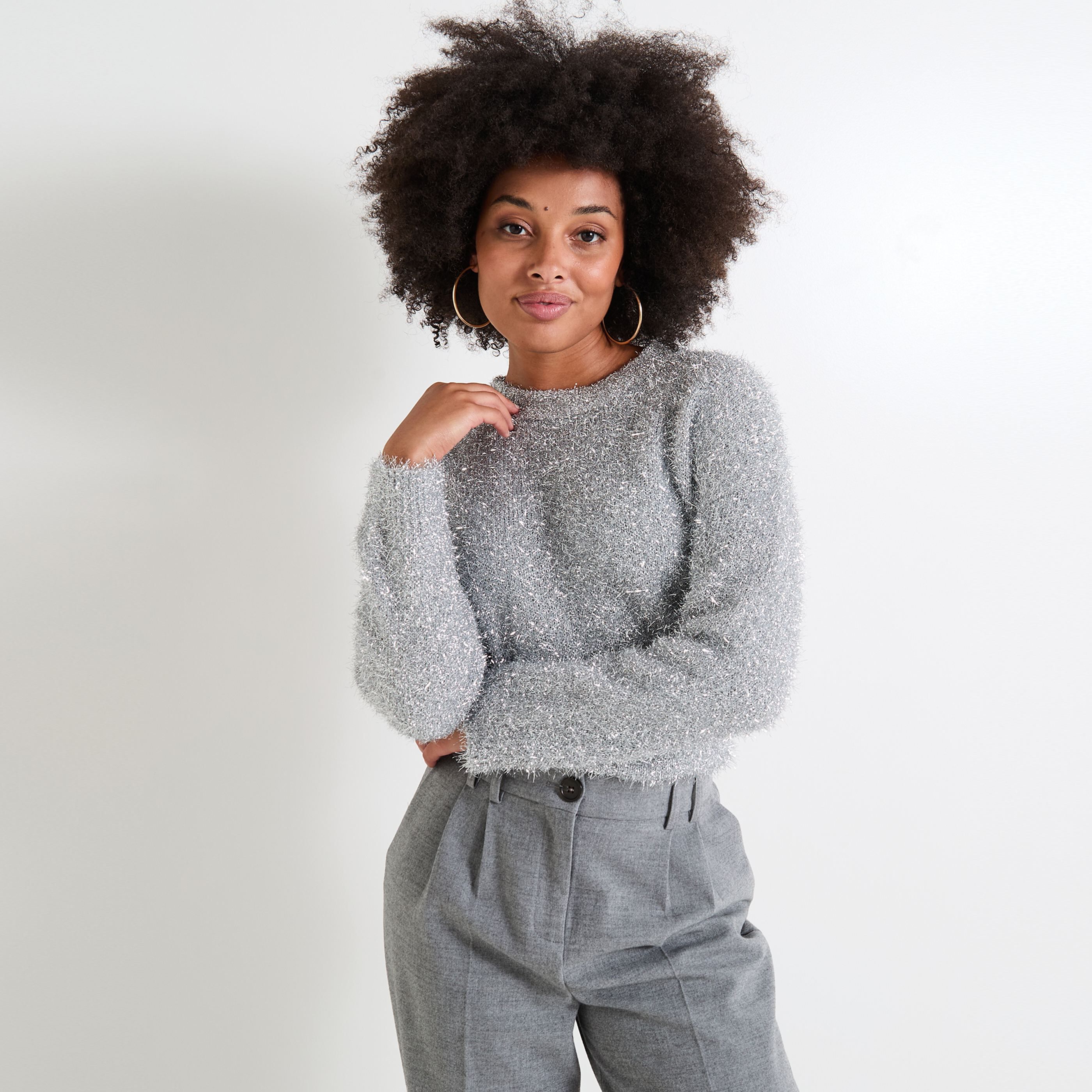 Pull manches longues femme