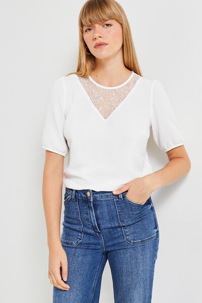 Blouse unie femme