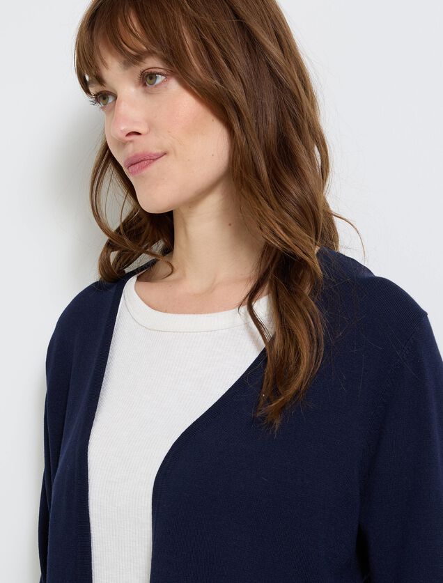 Gilet col V femme