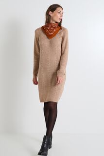 Robe pull col rond femme